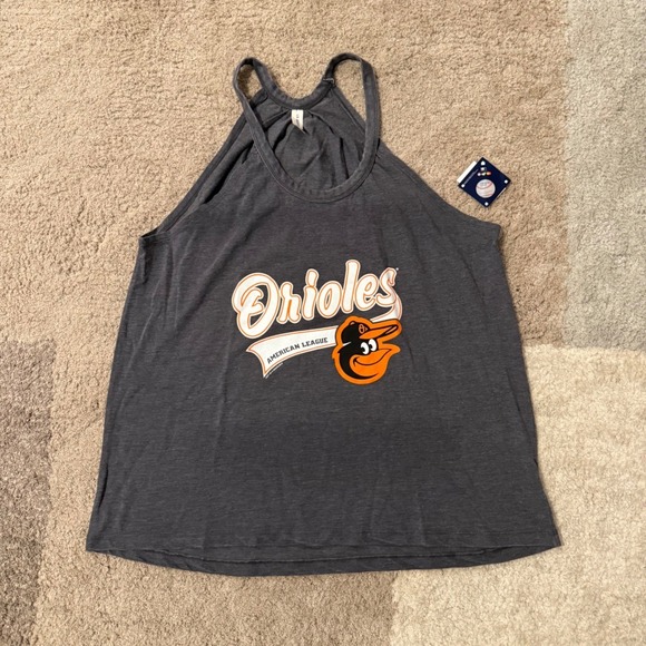 US Apparel Tops - Baltimore‎ Orioles Women Halter Tank Top Charcoal Gray MLB US Apparel Large NWT